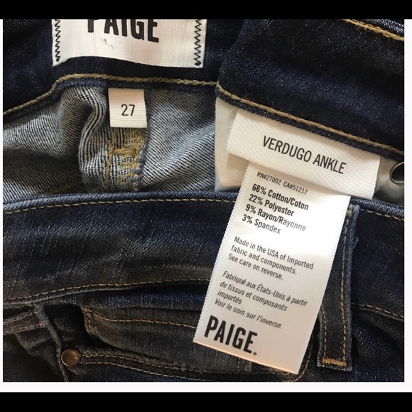 Paige verdugo ankle jeans Barton distressed 27 - Picture 4 of 4